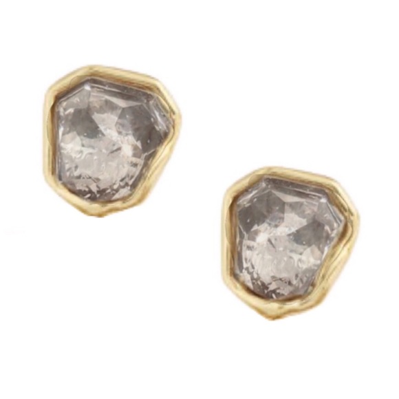 ALEXIS BITTAR • Jagged Marquis Cluster Crystal Stone Ear Jackets Earrings - Picture 9 of 11